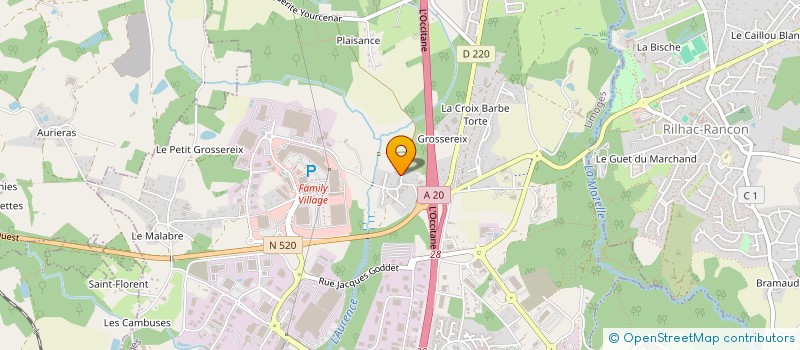 localisation de l'entreprise SCI J Y M IMMOBILIER à LIMOGES