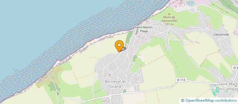 localisation de l'entreprise SCI J Y M O  DIEPPE