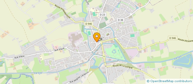 localisation de l'entreprise SCI J2.B.W  MERVILLE