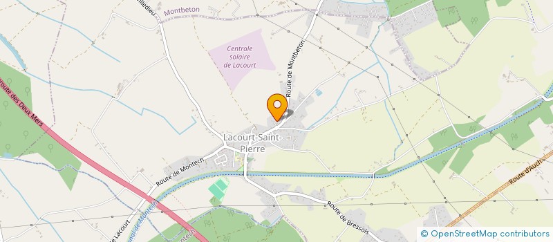 localisation de l'entreprise SCI J2A  LACOURT-SAINT-PIERRE