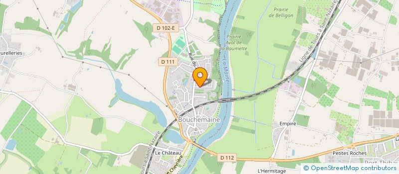 localisation de l'entreprise SCI J2AD  BOUCHEMAINE