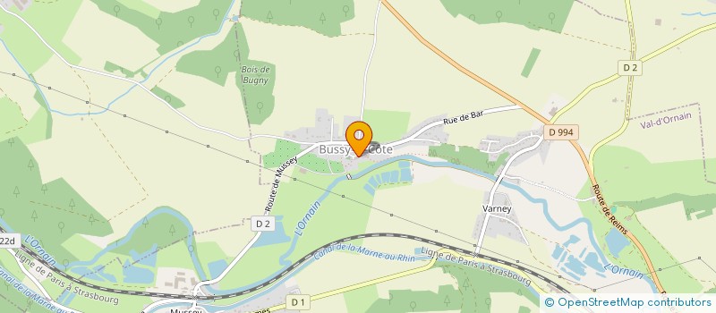localisation de l'entreprise SCI J2AG à SAVONNIERES-DEVANT-BAR