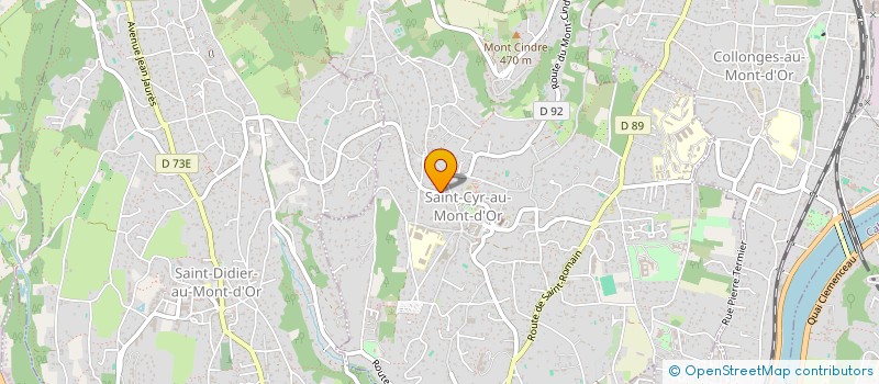 localisation de l'entreprise SCI J2B  SAINT-CYR-AU-MONT-D'OR