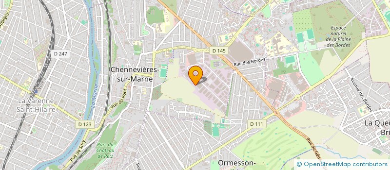 localisation de l'entreprise SCI J2C  CHENNEVIERES-SUR-MARNE