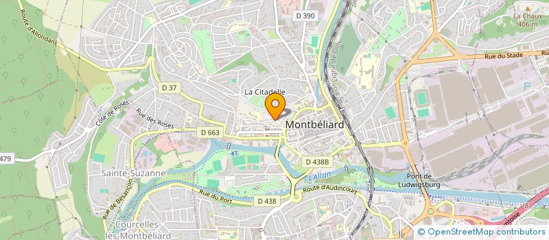 localisation de l'entreprise SCI J2C à MONTBELIARD