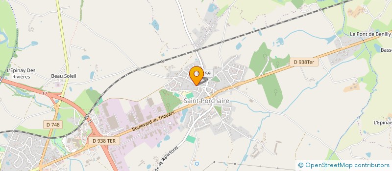 localisation de l'entreprise SCI J2C  BRESSUIRE