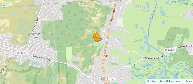 localisation de l'entreprise SCI J2C2  MERLIMONT