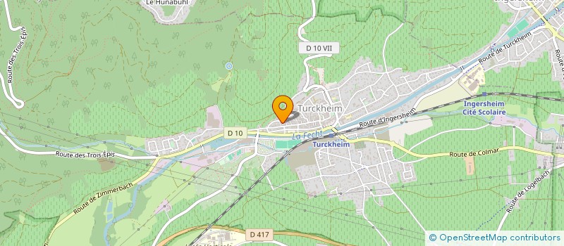 localisation de l'entreprise SCI J2CK  TURCKHEIM