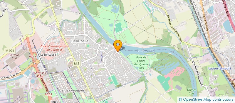 localisation de l'entreprise SCI J2DB  BEAUZELLE