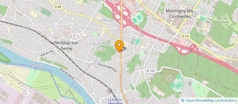 localisation de l'entreprise SCI J2F à MONTIGNY-LES-CORMEILLES