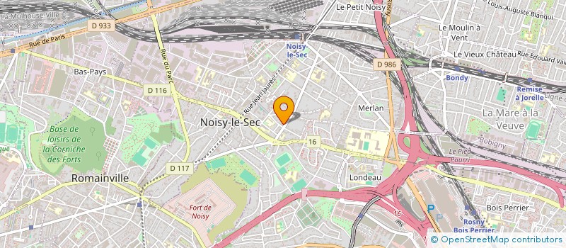 localisation de l'entreprise SCI J2FR à NOISY-LE-SEC