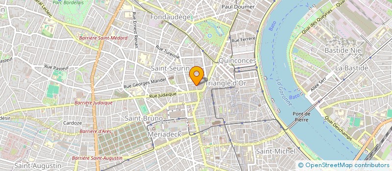 localisation de l'entreprise SCI J2GC 0407  BORDEAUX