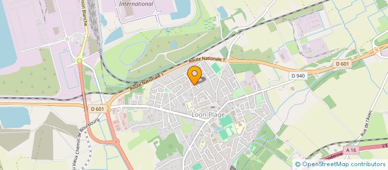 localisation de l'entreprise SCI J2LC  LOON-PLAGE