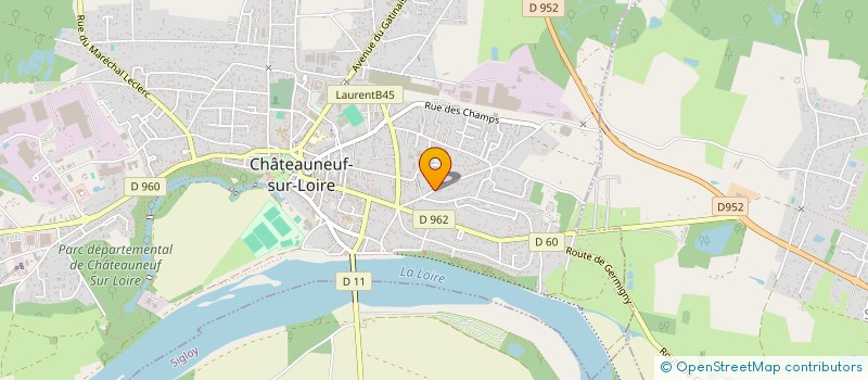 localisation de l'entreprise SCI J2LNM à CHATEAUNEUF-SUR-LOIRE