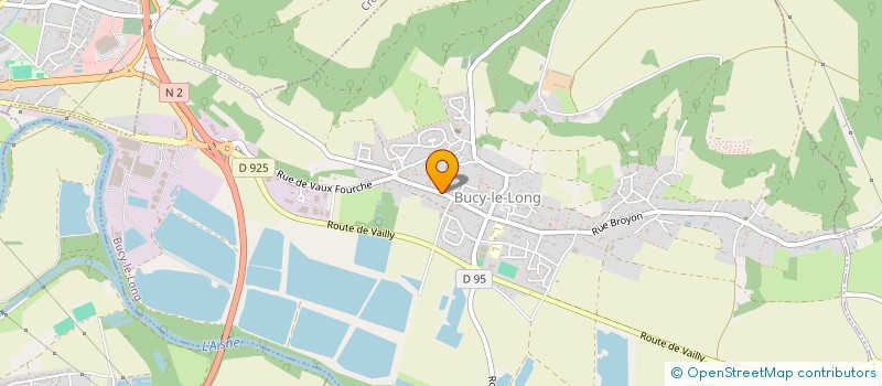 localisation de l'entreprise SCI J2LS  BUCY-LE-LONG