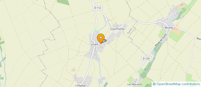 localisation de l'entreprise SCI J2LS LINANT  TURNY