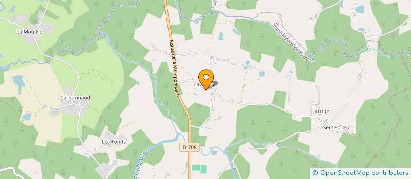 localisation de l'entreprise SCI J2M  SAINT-MARTIN-DE-GURSON