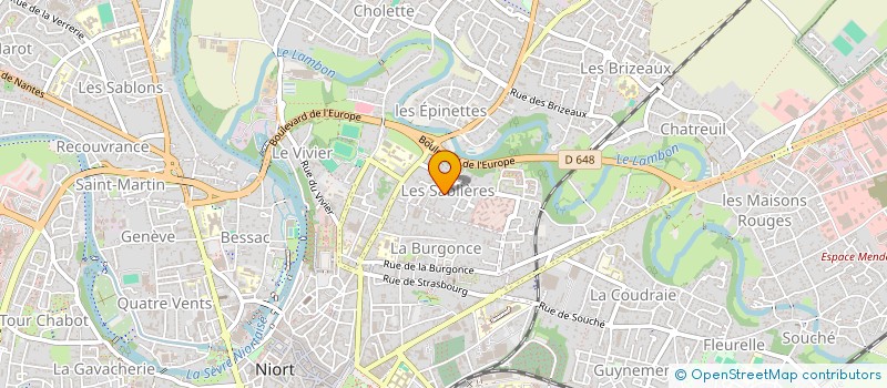 localisation de l'entreprise SCI J2M à NIORT