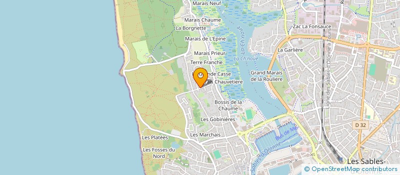 localisation de l'entreprise SCI J2M à LES SABLES D'OLONNE