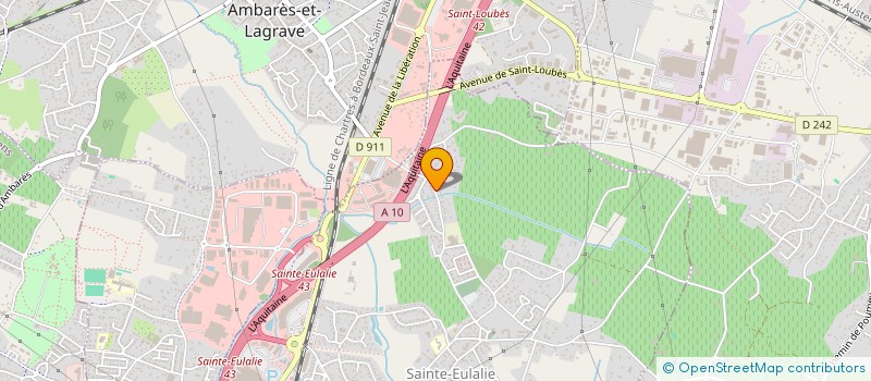 localisation de l'entreprise SCI J2M à SAINTE-EULALIE