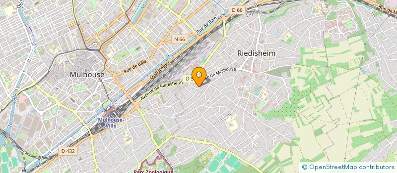 localisation de l'entreprise SCI J2M  RIEDISHEIM