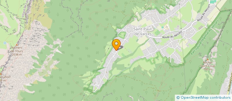 localisation de l'entreprise SCI J2M  SAINT-PAUL-DE-VARCES