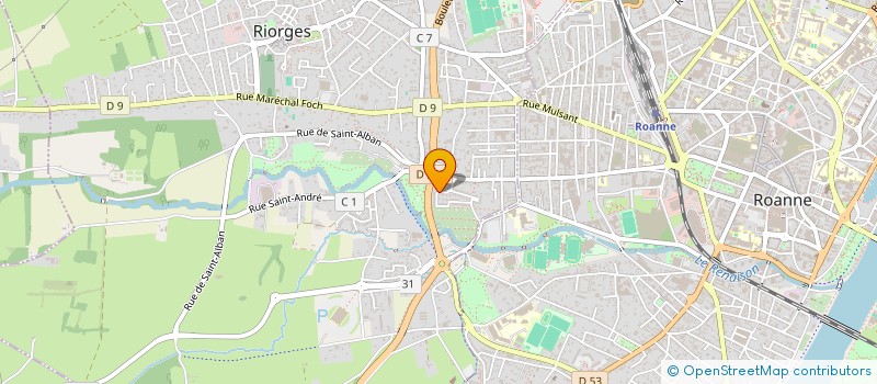localisation de l'entreprise SCI J2M DU CLOS à RIORGES