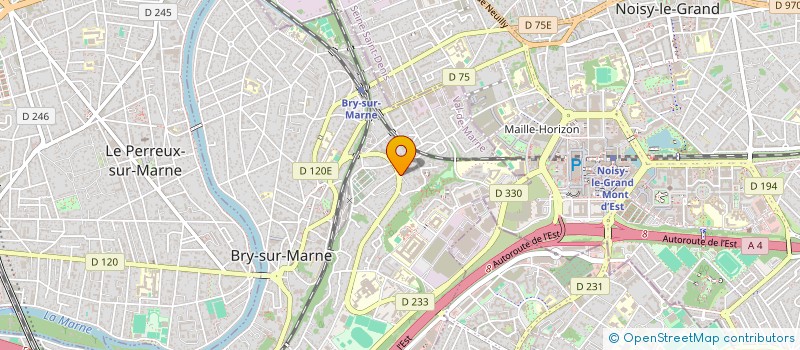 localisation de l'entreprise SCI J2MA  BRY-SUR-MARNE
