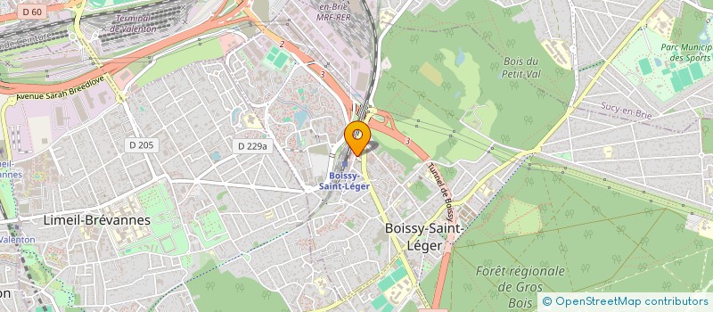 localisation de l'entreprise SCI J2MB à BOISSY-SAINT-LEGER