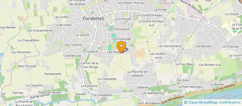 localisation de l'entreprise SCI J2N à FONDETTES