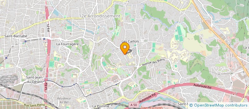 localisation de l'entreprise SCI J2PS à MARSEILLE
