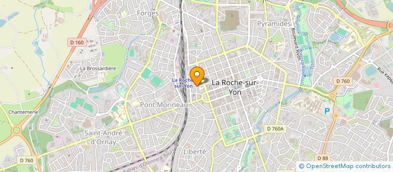 localisation de l'entreprise SCI J2R  LA ROCHE-SUR-YON