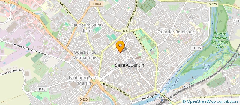 localisation de l'entreprise SCI J2S à SAINT-QUENTIN