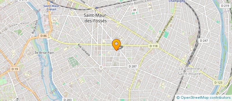 localisation de l'entreprise SCI J2S LE PARVIS à SAINT-MAUR-DES-FOSSES