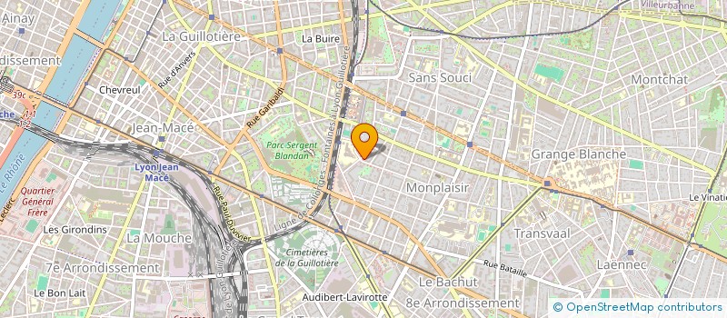 localisation de l'entreprise SCI J3A  LYON