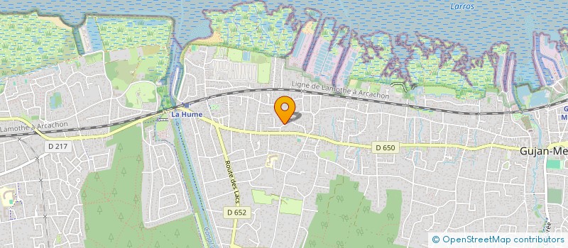 localisation de l'entreprise SCI J3L à GUJAN-MESTRAS