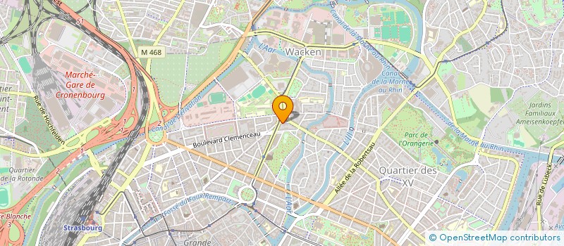 localisation de l'entreprise SCI J3M  STRASBOURG