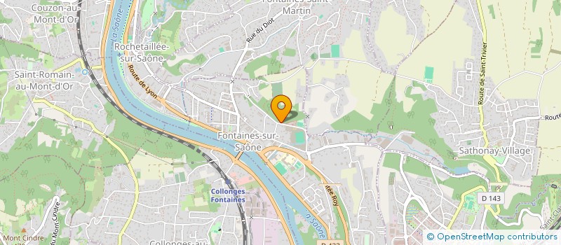 localisation de l'entreprise SCI J3MD DE LA CERDAGNE  FONTAINES SUR SAONE