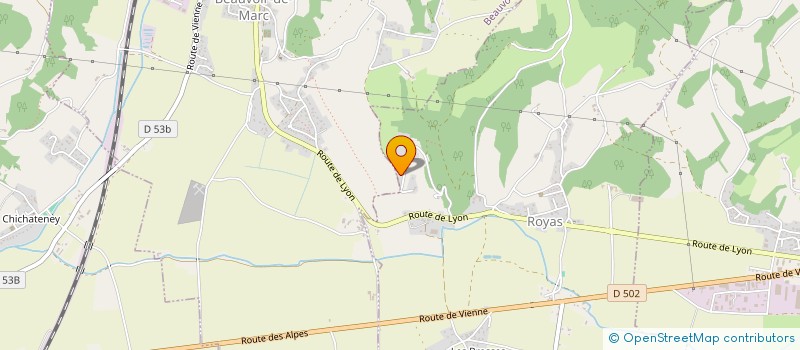 localisation de l'entreprise SCI J3SL ET CIE  ROYAS