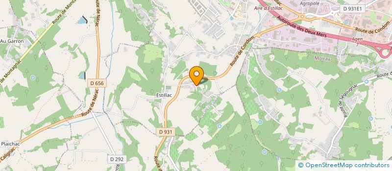 localisation de l'entreprise SCI J4C  ESTILLAC