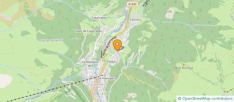 localisation de l'entreprise SCI J7M  CAUTERETS