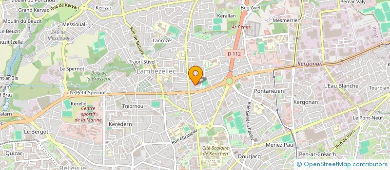 localisation de l'entreprise SCI  JA  BREST