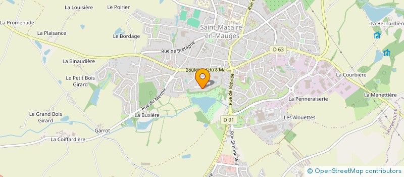 localisation de l'entreprise SCI JA à SEVREMOINE