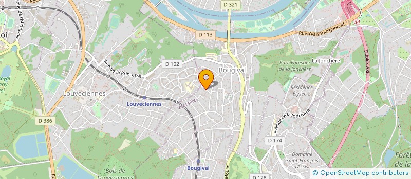 localisation de l'entreprise SCI JA  BOUGIVAL