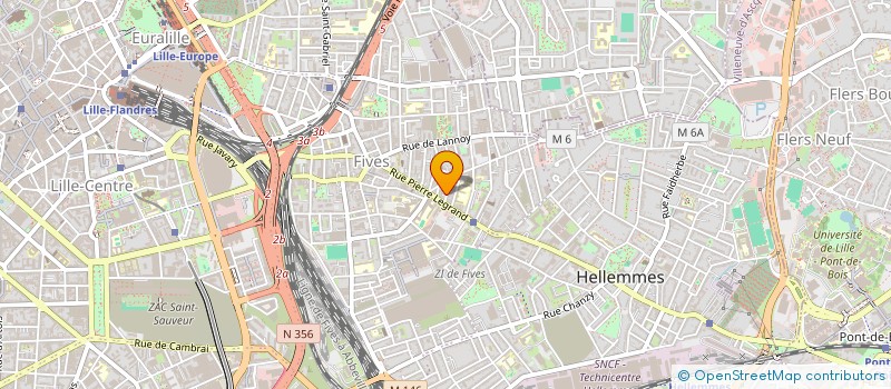 localisation de l'entreprise SCI JA à LILLE
