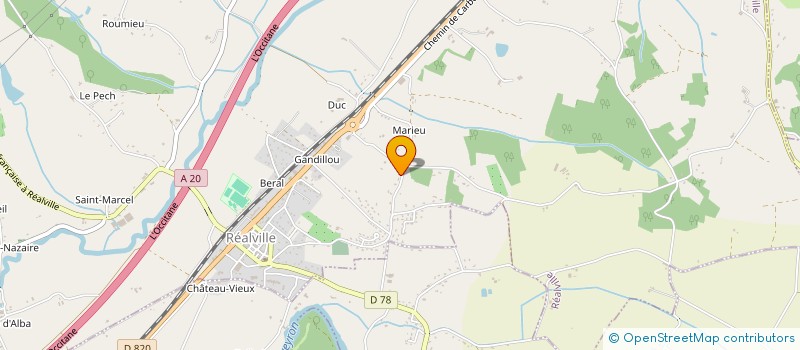 localisation de l'entreprise SCI JA BREAKAWAY  REALVILLE