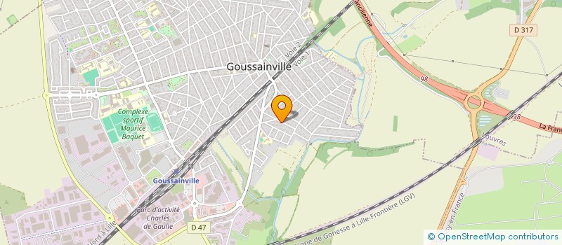 localisation de l'entreprise SCI JA KOISSI à GOUSSAINVILLE