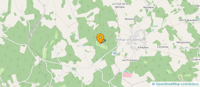 localisation de l'entreprise SCI JA PLAB  SAINT-PIERRE-DE-CHIGNAC