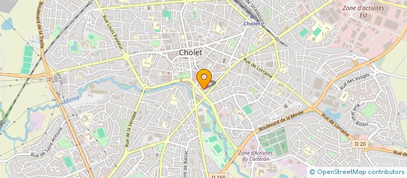 localisation de l'entreprise SCI JAAB à CHOLET