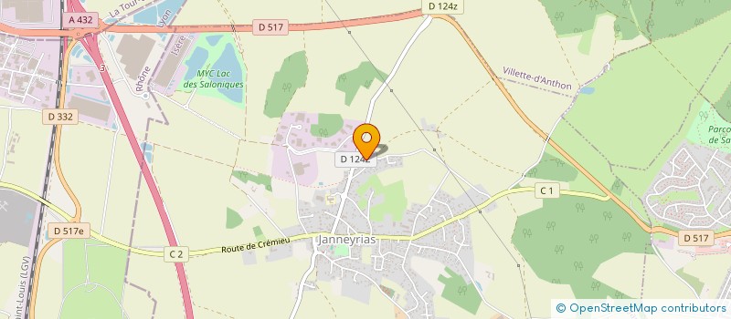 localisation de l'entreprise SCI JAAC  JANNEYRIAS